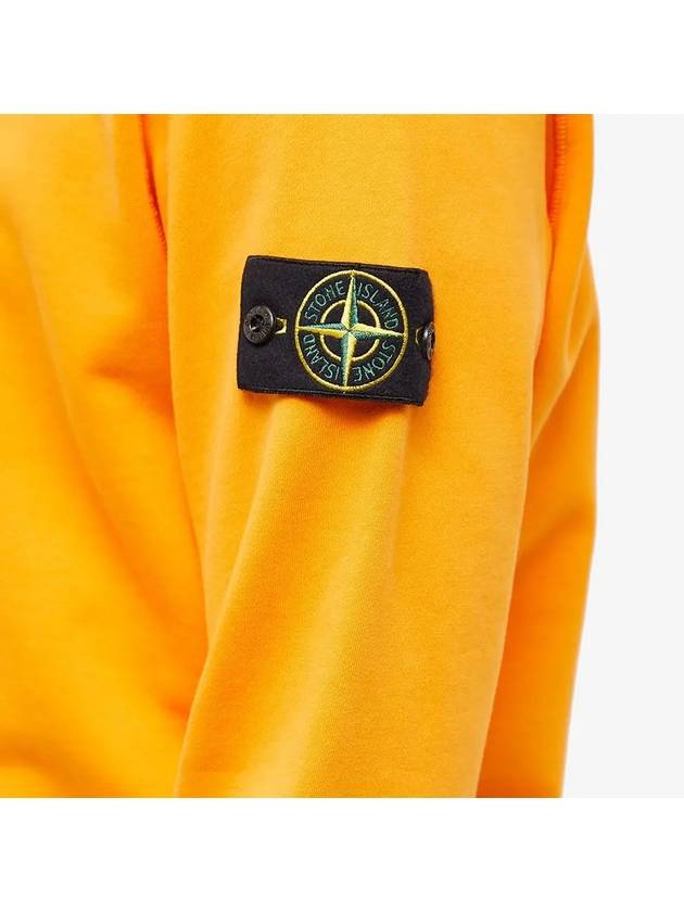 Wappen Patch Crew Neck Sweatshirt Orange - STONE ISLAND - BALAAN 3