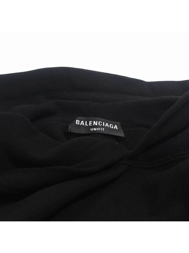 PS5 logo print overfit hoodie black - BALENCIAGA - BALAAN.