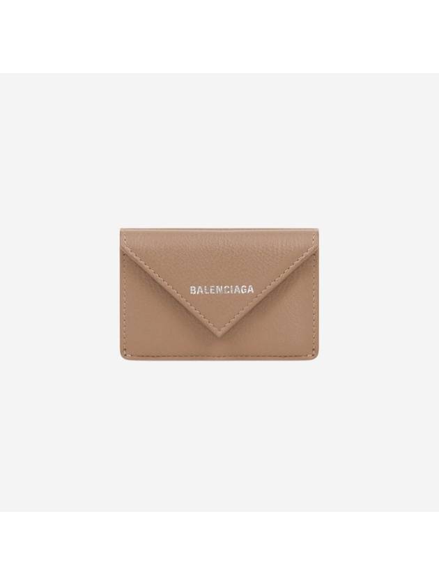 Papier Mini Half Wallet Brown - BALENCIAGA - BALAAN 1