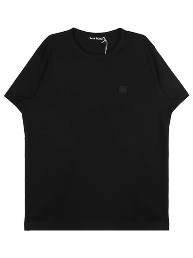 Face Patch Short Sleeve T-Shirt Black - ACNE STUDIOS - BALAAN 2