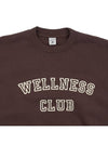 Wellness Club Man to Man WELLNESS CLUB FLOCKED CREWNECK CHOCOLATE CREAM - SPORTY & RICH - BALAAN 3