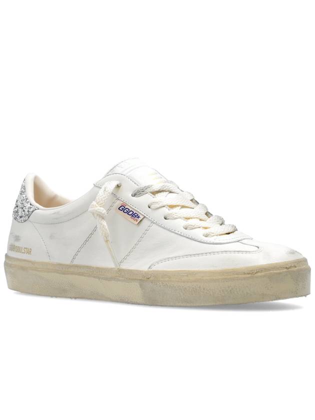 Soul Star Glitter Tab Low Top Sneakers White - GOLDEN GOOSE - BALAAN 5