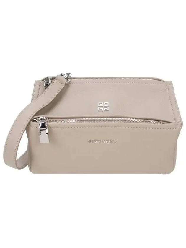 Pandora leather cross bag beige - GIVENCHY - BALAAN.