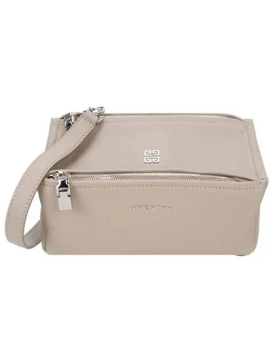 Pandora Small Grained Leather Shoulder Bag Beige - GIVENCHY - BALAAN 2