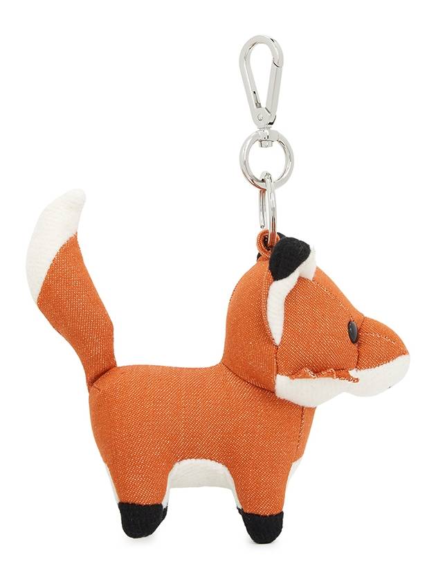 Medium Fox Charm Key Holder Rust - MAISON KITSUNE - BALAAN 4