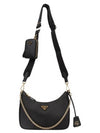 Re-Edition 2005 Saffiano Leather Shoulder Bag Black - PRADA - BALAAN 6