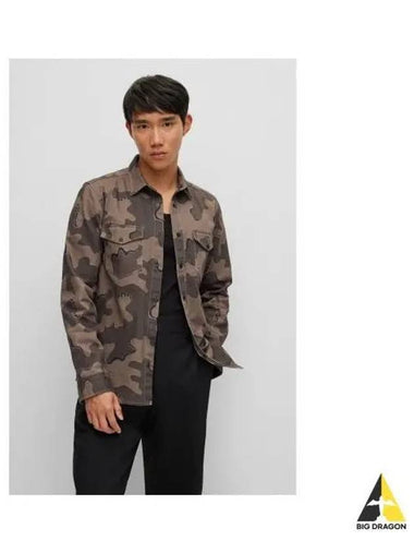 HUGO Camouflage Relaxed Fit Overshirt 50479329 960 - HUGO BOSS - BALAAN 1