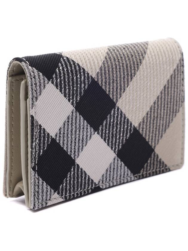 Check Pattern Card Wallet Beige - BURBERRY - BALAAN 4