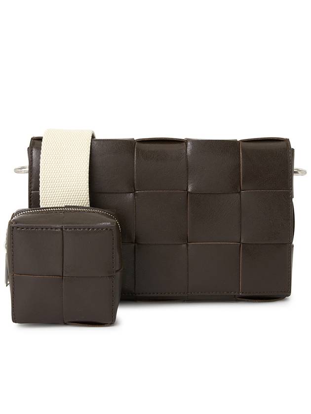 Cassette Versatil Strap Cross Bag Brown - BOTTEGA VENETA - BALAAN 2