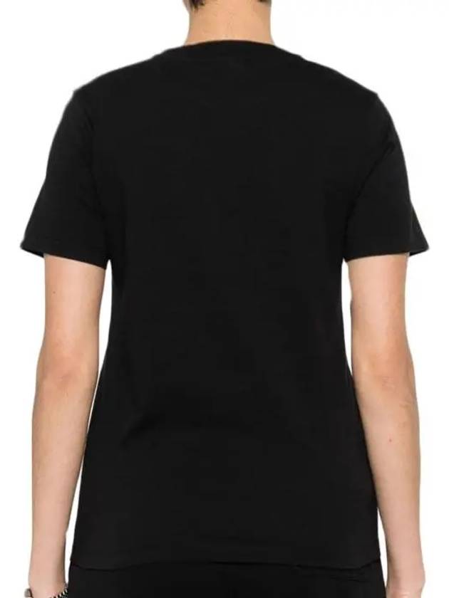 Fox Head Patch Regular Short Sleeve T-Shirt Black - MAISON KITSUNE - BALAAN 4