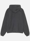 Waffle lined zip hood black 118555 - STUSSY - BALAAN 4