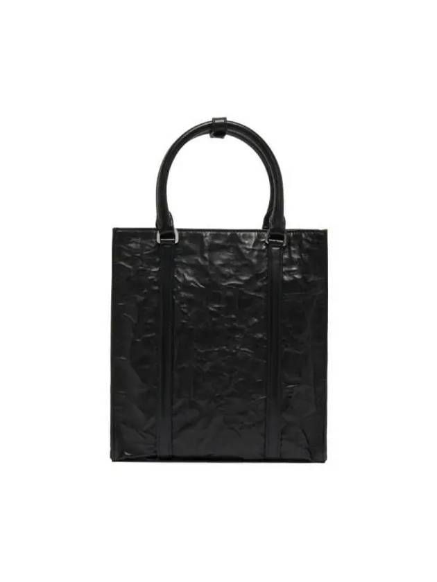 Antique Nappa Leather Mini Tote Bag Black - PRADA - BALAAN 5