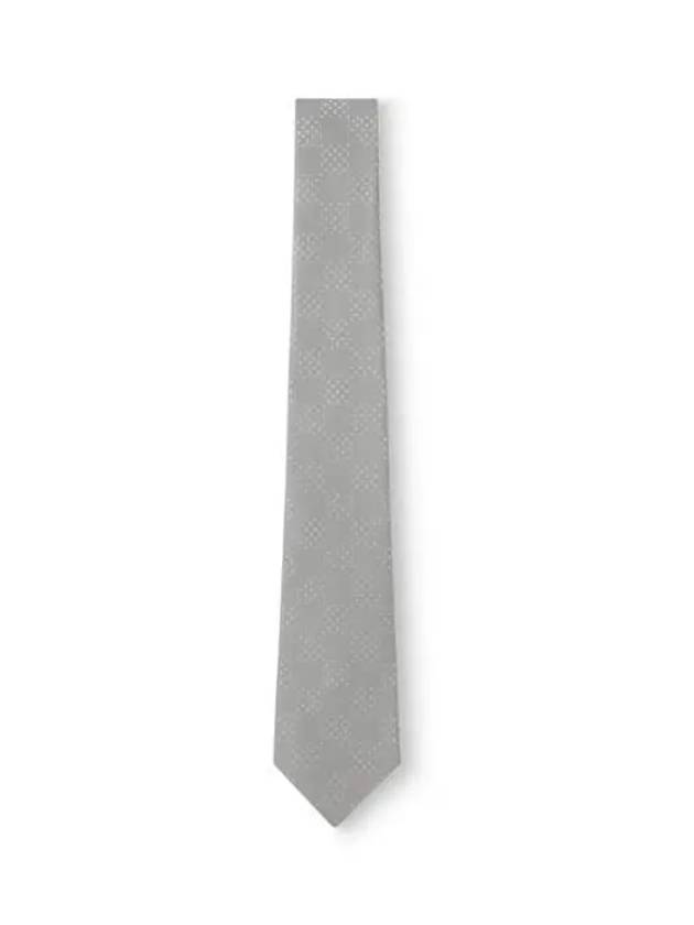 Men's Monogram Damier Tie Grey - LOUIS VUITTON - BALAAN 2