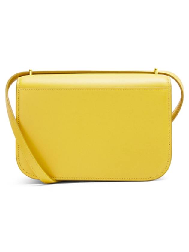 Small Silk Calfskin Goya Shoulder Bag Yellow - LOEWE - BALAAN 4