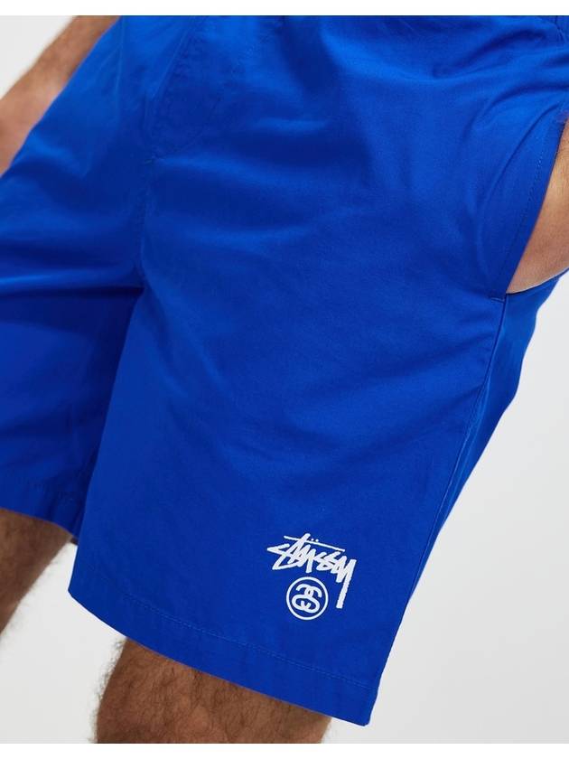 Men's Basic Stock Beach Shorts Ultramarine - STUSSY - BALAAN 5