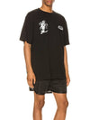 Kiss 21 Oversized Fit Short Sleeve T-shirt Black - OFF WHITE - BALAAN 5