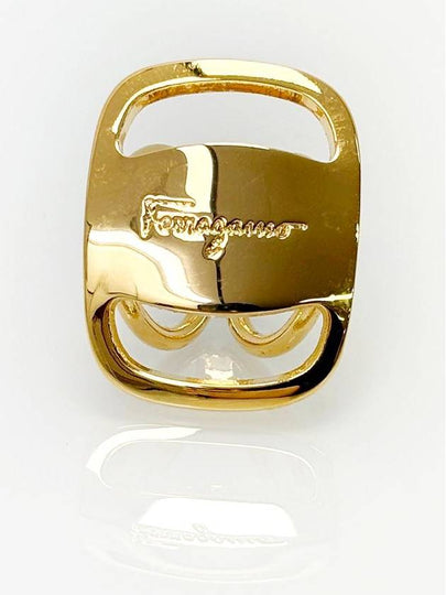 Ferragamo gold scarf ring 5VFEA54472 - SALVATORE FERRAGAMO - BALAAN 2