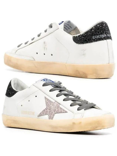 Superstar Glitter Low Top Sneakers White - GOLDEN GOOSE - BALAAN 2