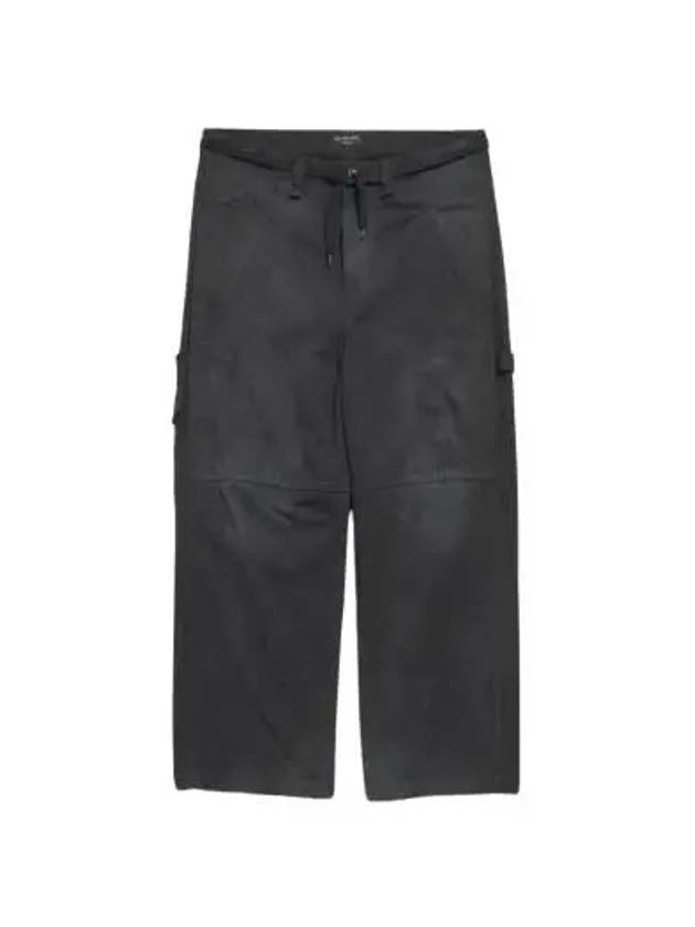 Cropped Cargo Straight Pants Black - BALENCIAGA - BALAAN 2