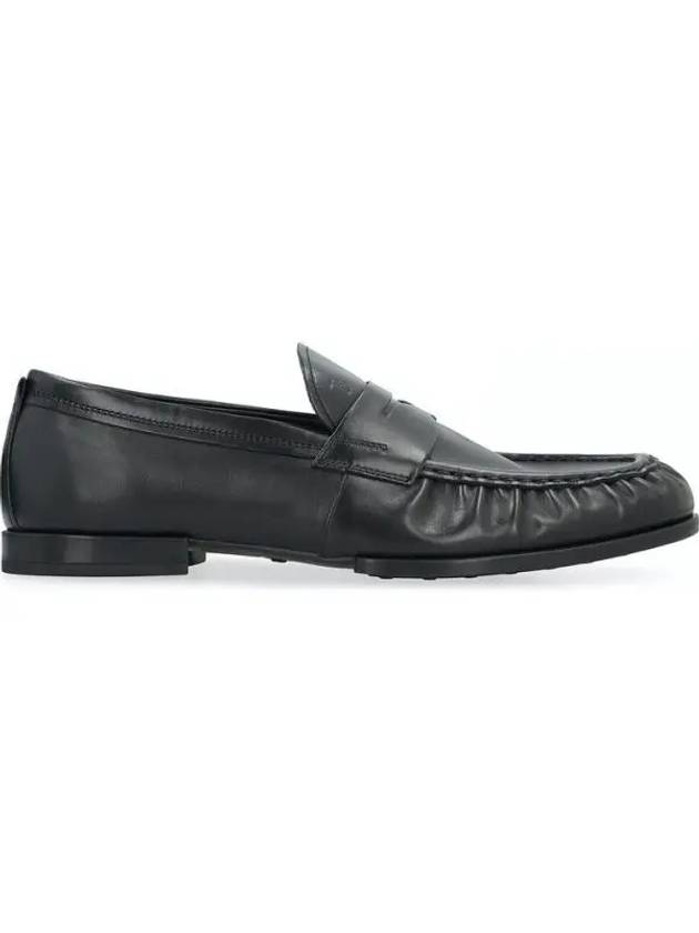 Smooth Calf Leather Loafers Black - TOD'S - BALAAN 2