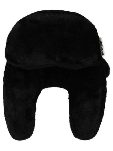 Ruslan Baginskiy 'Aviator' Black Polyester Beanie - RUSLAN BAGINSKIY - BALAAN 1