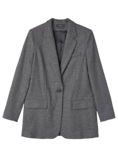 Jada single breasted jacket gray - ISABEL MARANT - BALAAN 1