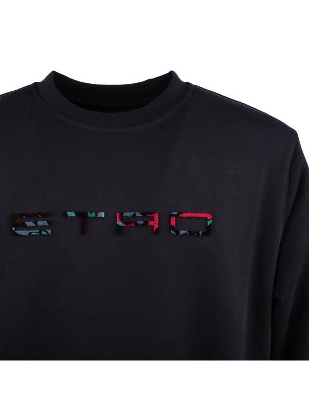 Etro Sweatshirt With Logo Black - ETRO - BALAAN 3