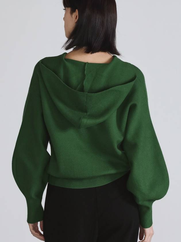 Half Zip-Up Pullover Hoodie Green - THE GREEN LAB - BALAAN 5