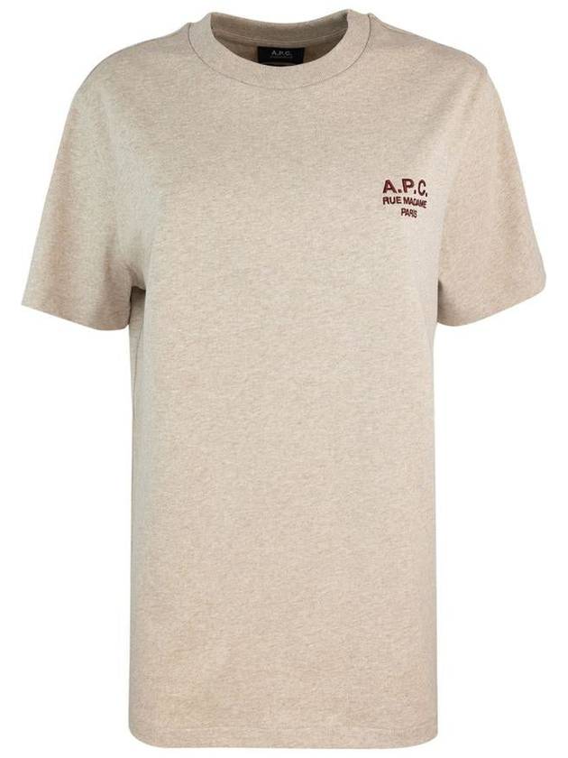 Standard Grand VPC Short Sleeve T-Shirt Beige - A.P.C. - BALAAN 2