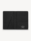 Pocket Organizer Taiga Leather Card Wallet Black - LOUIS VUITTON - BALAAN 4