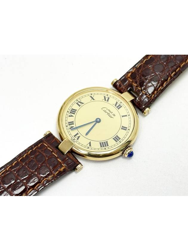 Vintage Must Vendome Vermeil Gold Watch 3VCAC32079 - CARTIER - BALAAN 1