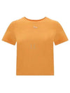 Baby Fox Patch Baby Short Sleeve T-Shirt Orange - MAISON KITSUNE - BALAAN 2