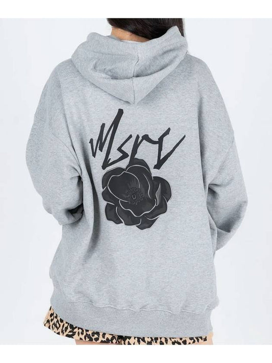 MSRC Black Flower Hoodie Gray - MONSTER REPUBLIC - BALAAN 2