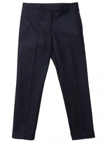 Pants Low Rise Super 120 Count Twill Wool Skinny Pants - THOM BROWNE - BALAAN 1