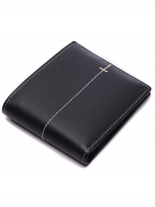 Men's Stitched 2-stage Bicycle Wallet Black - TOD'S - BALAAN.