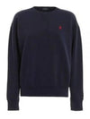 Embroidered Logo Pony Sweatshirt Navy - POLO RALPH LAUREN - BALAAN 2