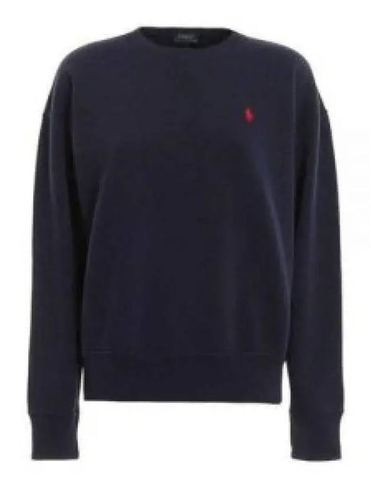 Embroidered Logo Pony Sweatshirt Navy - POLO RALPH LAUREN - BALAAN 2