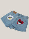 Daisy and Heart Short Denim Pants CFS005 DENIM CFA012 - CHIARA FERRAGNI - BALAAN 4