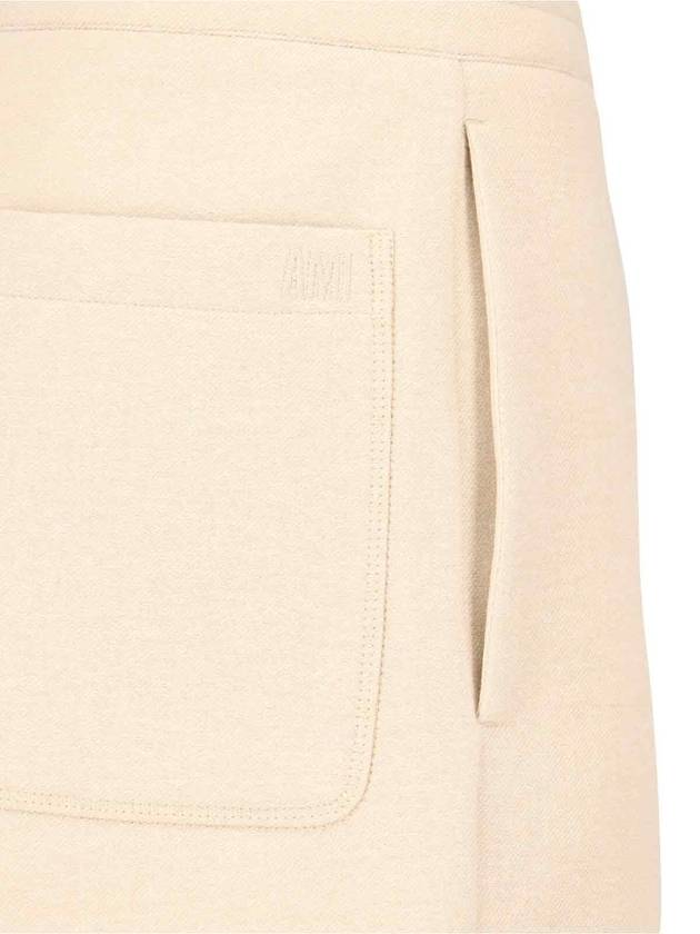 Ami Trousers Beige - AMI - BALAAN 4