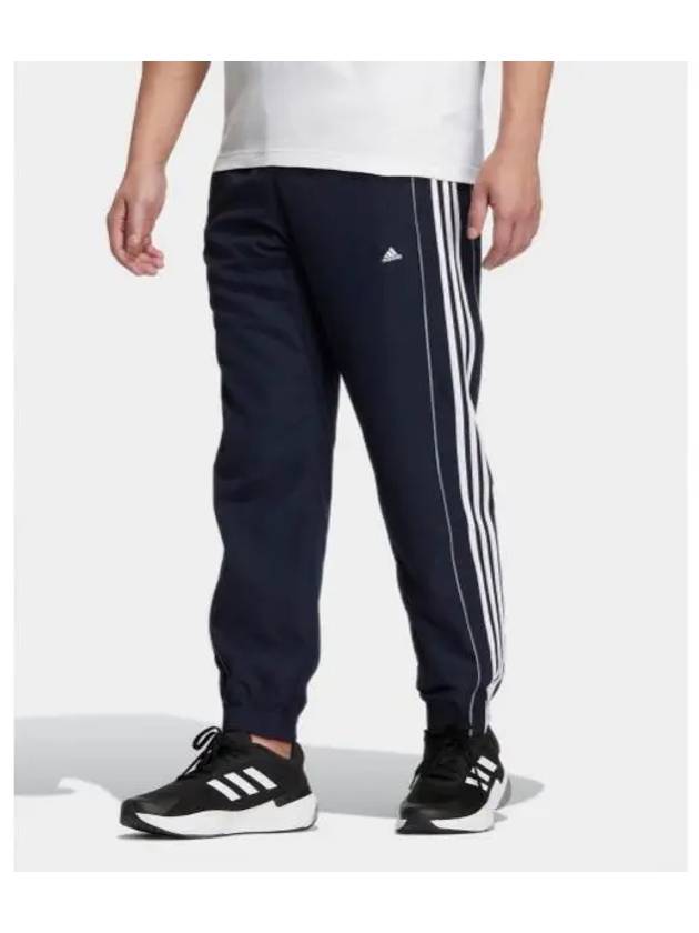 Men's City 3S Woven Track Pants Navy - ADIDAS - BALAAN 2