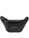 Explorer Logo Belt Bag Black - BALENCIAGA - BALAAN 2