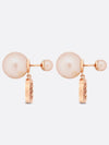 Tribales Pearls Crystals Earrings Pink Gold - DIOR - BALAAN 3