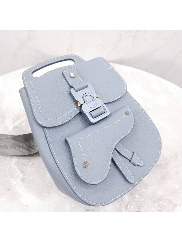 Lux You Gallop slingback mini gray 1ADBO022YKK - DIOR - BALAAN 5