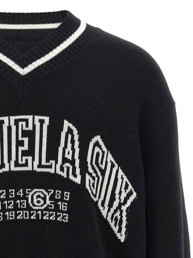 Mm6 Maison Margiela Logo Sweater - MAISON MARGIELA - BALAAN 3