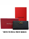 Gancini Continental Long Wallet Black - SALVATORE FERRAGAMO - BALAAN 6