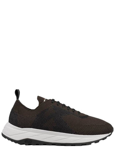 low top sneakers brown black - KITON - BALAAN 2