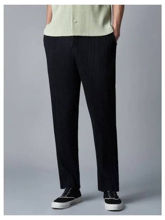 Tailored pleated 1 back slip pants black domestic product GM0024020559486 - ISSEY MIYAKE - BALAAN 1