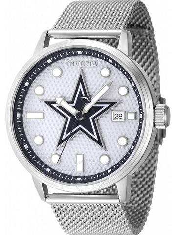 Invicta Nfl Dallas Cowboys Quartz Grey Dial Men's Watch 47968 - INVICTA - BALAAN 1