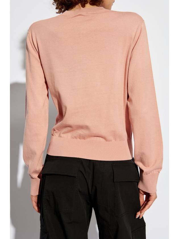 Dsquared2 Sweater With Round Neckline, Women's, Pink - DSQUARED2 - BALAAN 4