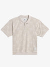 x Obey Carter Terry Polo Silver Gray - IAB STUDIO - BALAAN 1